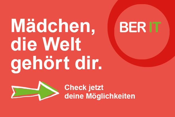 Erst die Schule und dann? | Beratung zu Ausbildung und Studium Texttafel: Mädchen, die Welt gehört dir